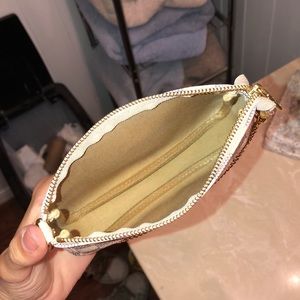 The inside of the LV pochette